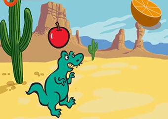 恐龙吃水果
